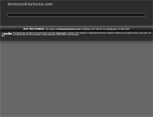 Tablet Screenshot of kinneyminiatures.com